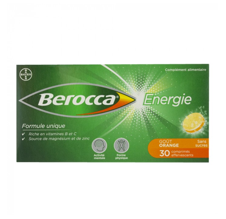 Berocca Energie 30 Comprimés Effervescents